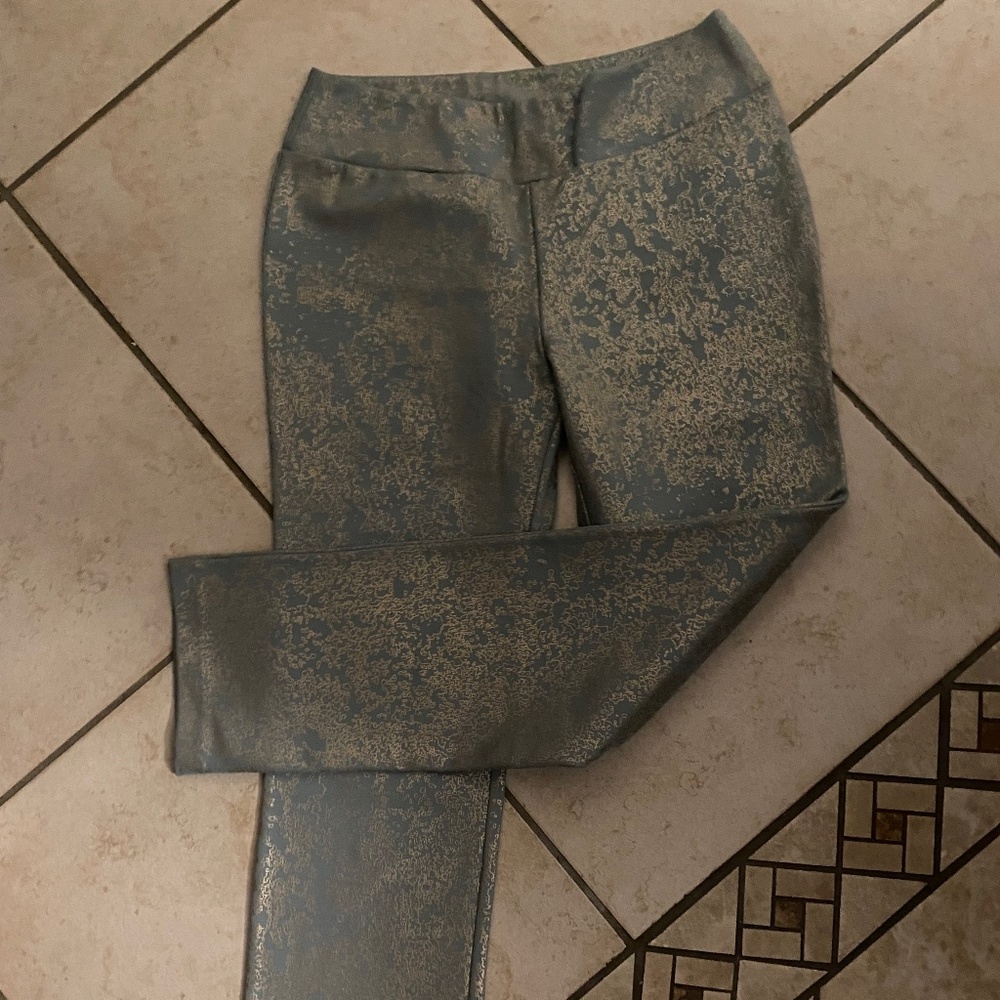 Soft Surroundings light blue metallic pant